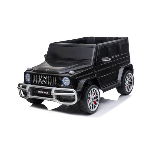 Mercedes g63 12V 2-persoons kinderauto metallic zwart