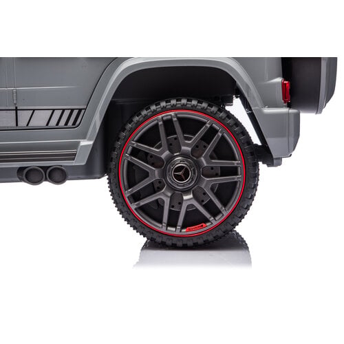 Mercedes G63 AMG Cabrio 12V Kinderauto Grijs