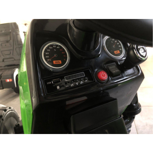 Blazin Wheels 12V kindertractor groen