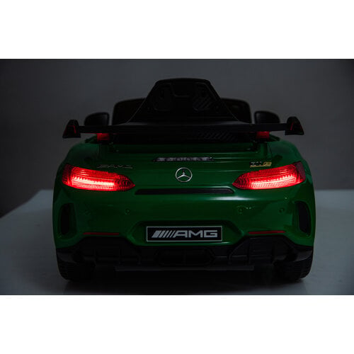 Mercedes AMG GTR 12V kinderauto Groen