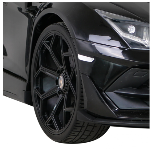 Lamborghini Aventador SVJ 24V Kinderauto 2 persoons Zwart