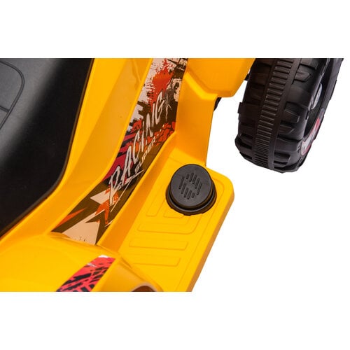 Thunder elektrische kinder quad 6V Geel
