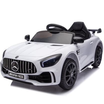 Mercedes AMG GTR 12V kinderauto Wit