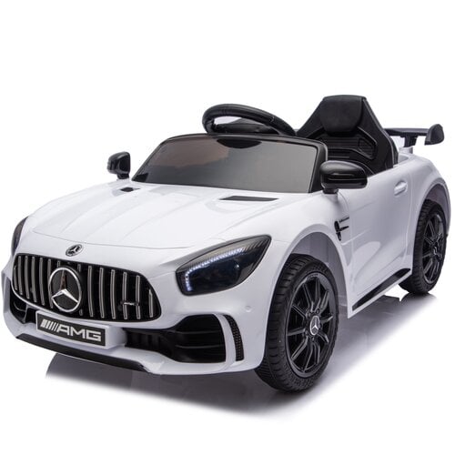 Mercedes AMG GTR 12V kinderauto Wit