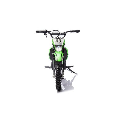 Elektrische kindermotor Dirtbike Cross Motor 36V 500W Groen