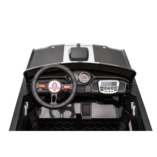 Shelby GT350 24V 2-persoons kinderauto Zwart