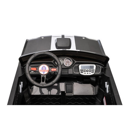 Shelby GT350 24V 2-persoons kinderauto Zwart