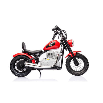 Chopper kindermotor 36 volt Rood