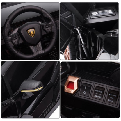 Lamborghini Sian 12V Kinderauto Zwart