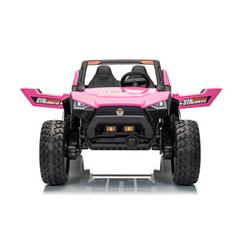 Buggy Clash 24V Hogesnelheid 2-persoons kinderauto roze