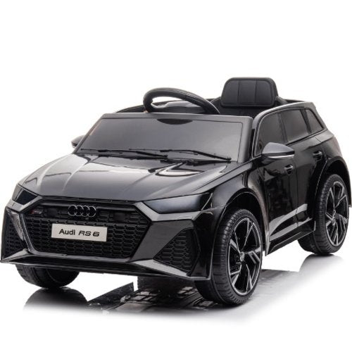 Audi RS6 12V Kinderauto Zwart