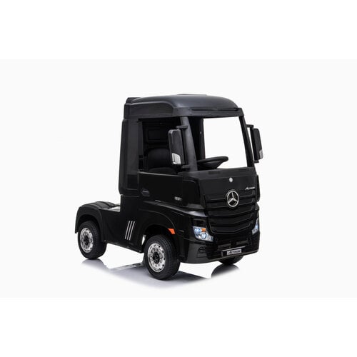 Mercedes Actros 12V kindervrachtwagen zwart