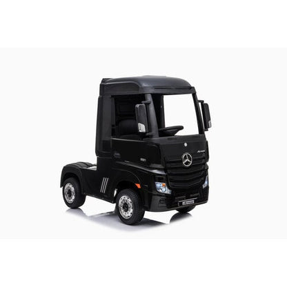 Mercedes Actros 12V kindervrachtwagen zwart