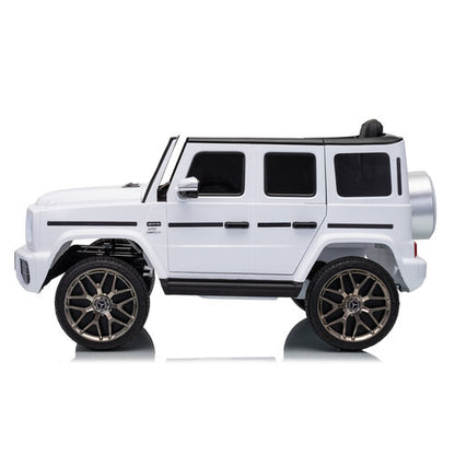 Mercedes G63 AMG 12V Kinderauto Wit