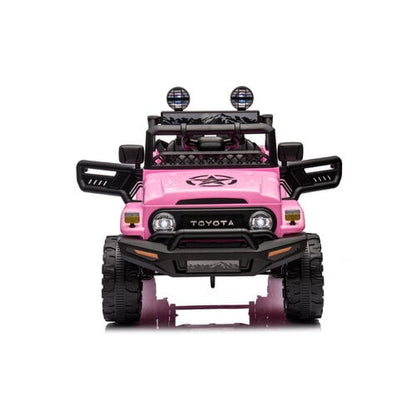 Toyota FJ Cruiser 12V kinderauto Roze