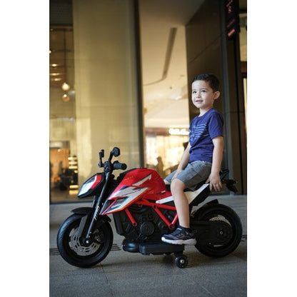 KTM 1290 Superduke kindermotor 12V Rood