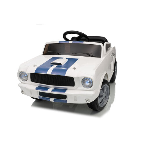 Shelby GT350 12V kinderauto Wit