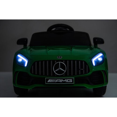 Mercedes AMG GTR 12V kinderauto Groen
