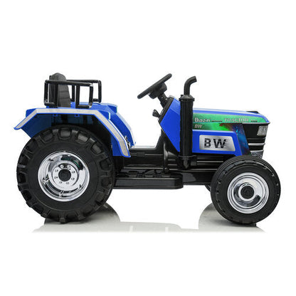 Blazin Wheels 12V kindertractor Blauw
