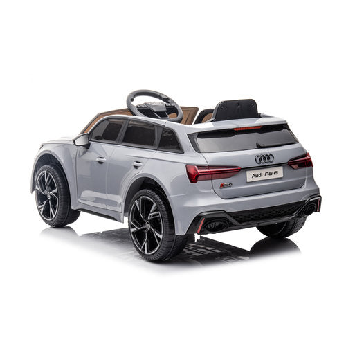 Audi RS6 12V Kinderauto Grijs