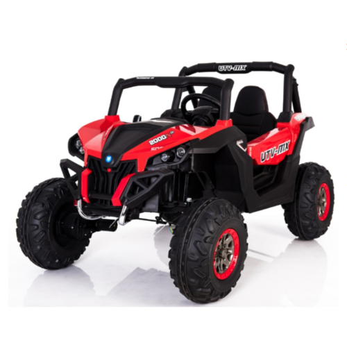RETOURDEAL UTV-MX Buggy 12V 2-Persoons Kinderauto Rood