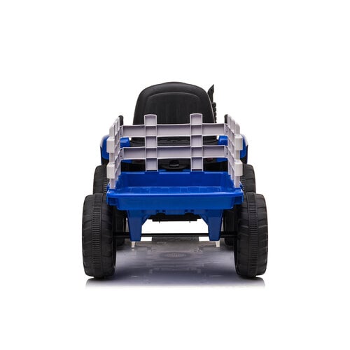 Electric kids tractor with trailer 12V Blue