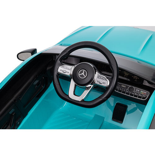 Mercedes CLA45 AMG 12V Kinderauto Lichtblauw