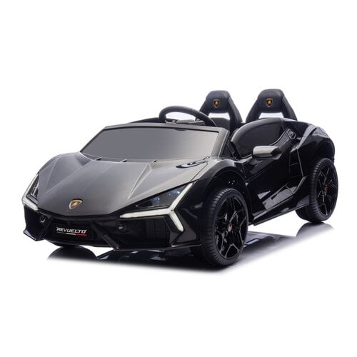 Lamborghini Revuelto 24V 2-persoons kinderauto zwart