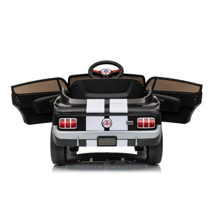Shelby GT350 12V kinderauto Zwart