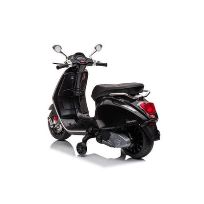 Vespa Sprint 6V Kinderscooter Zwart