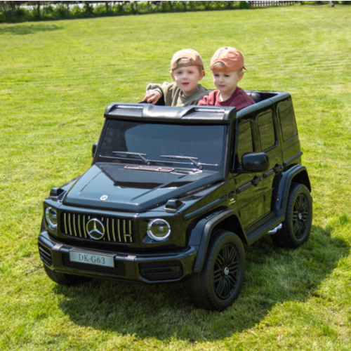Mercedes G63 XXL 24V 2-persoons kinderauto metallic Zwart