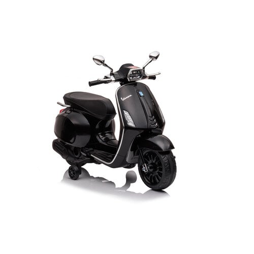 Vespa Sprint 6V Kinderscooter Zwart
