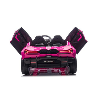 Lamborghini Revuelto 24V 2 Persoons Kinderauto Roze