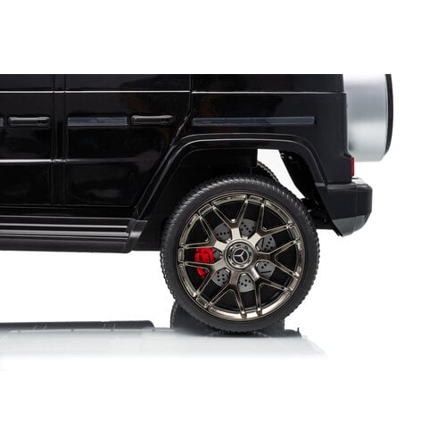Mercedes G63 12V 2-persoons kinderauto metallic zwart