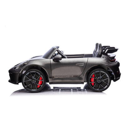 Porsche 911 GT3 24V 2-persoons kinderauto metallic Grijs