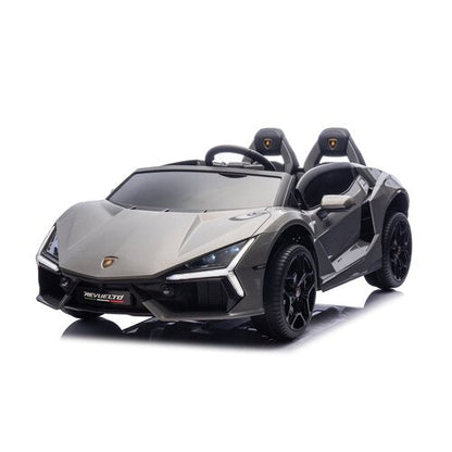 Lamborghini Revuelto 24V 2 Persoons Kinderauto Grijs