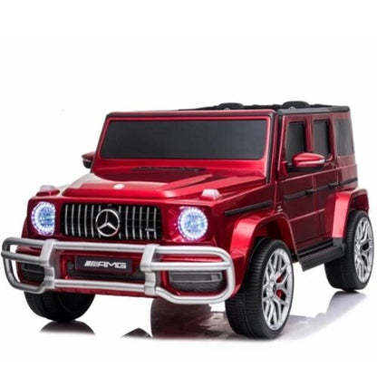Mercedes g63 12V 2-persoons kinderauto metallic rood