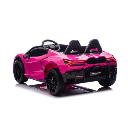 Lamborghini Revuelto 24V 2 Persoons Kinderauto Roze
