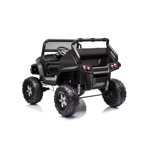 Mercedes Unimog 12V kinderauto Zwart