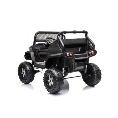 Mercedes Unimog 12V kinderauto Zwart