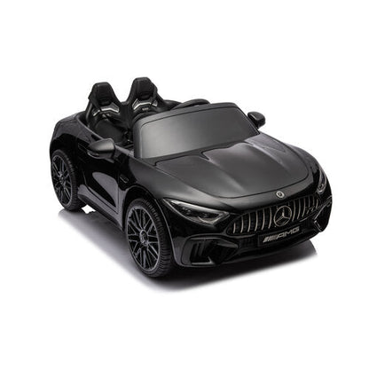 Mercedes SL63 AMG 24V 2-persoons kinderauto Zwart