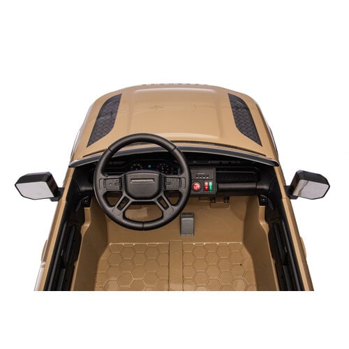 Land Rover Defender 24V 2-persoons kinderauto Champagne