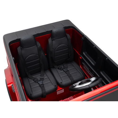 Mercedes g63 12V 2-persoons kinderauto metallic rood