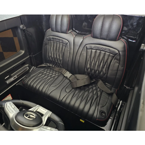 Mercedes G63 XXL 24V 2-persoons kinderauto metallic Grijs