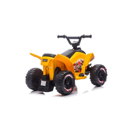 Thunder elektrische kinder quad 6V Geel