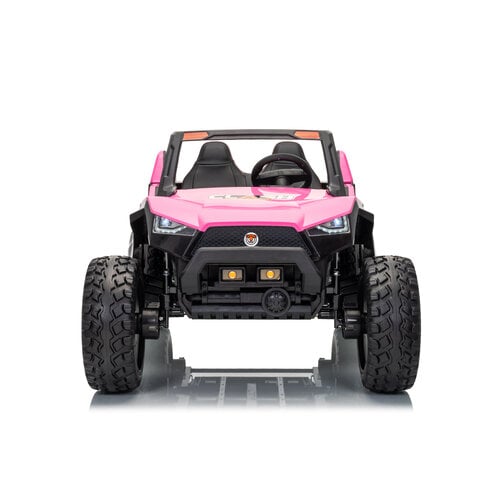Buggy Clash 24V Hogesnelheid 2-persoons kinderauto roze