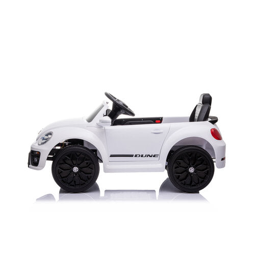 Volkswagen Kever Dune 12V elektrische kinderauto wit