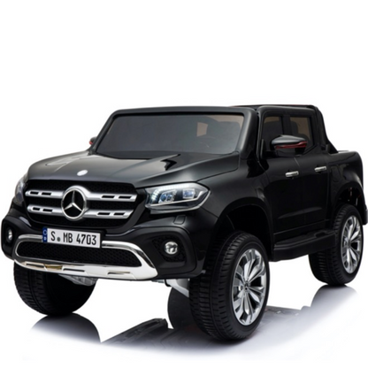Mercedes X-KLASSE 12V 2 Persoons Kinderauto Metallic Zwart
