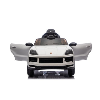 Porsche Cayenne 12V kinderauto Wit