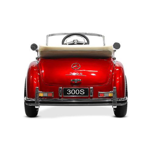 Mercedes 300S 12V Kinderauto Metallic Rood